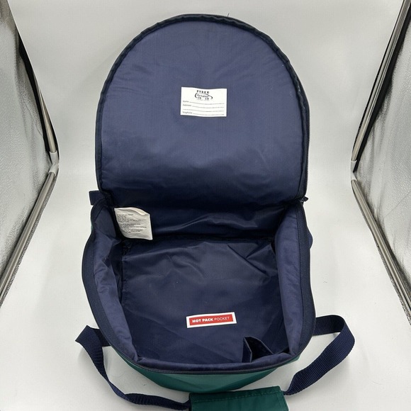 Pyrex Portables Way To Go 4.5 Qt Green Insulated Carrying Bag Hot & Cold Handle - Picture 7 of 13